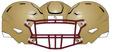 Boston College 2021 Gold Helmet BC