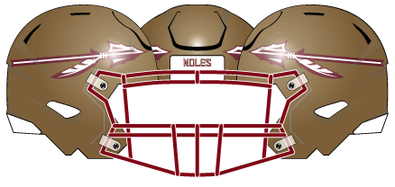 Florida State 2021 Gold Helmet