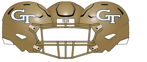 2025 Gold Shell Gold Mask White Logo Helmet