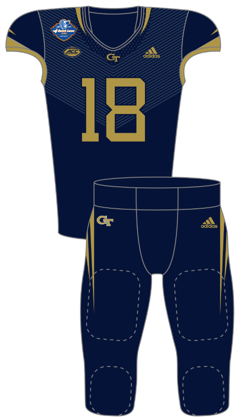 Georgia Tech 2018 Blue Uniform
