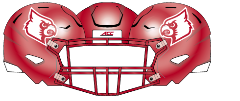 Louisville 2018 Helmet Red