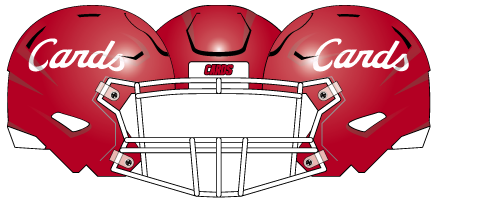 Louisville 2021 Helmet Red Script