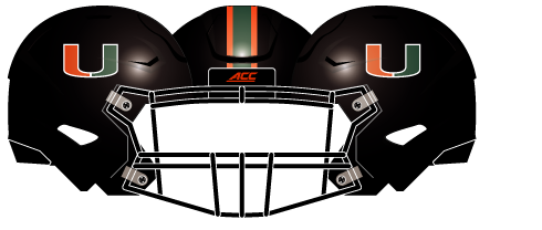 Miami 2017 Black Helmet