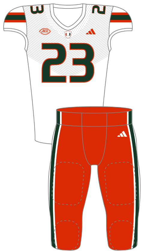 Miami 2023 White Uniform