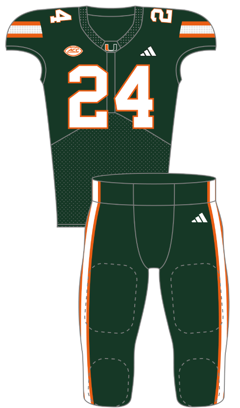 Miami 2024 Green Uniform