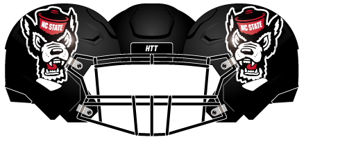 2021 NC State black Helmet