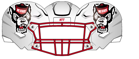 2021 NC State White Helmet