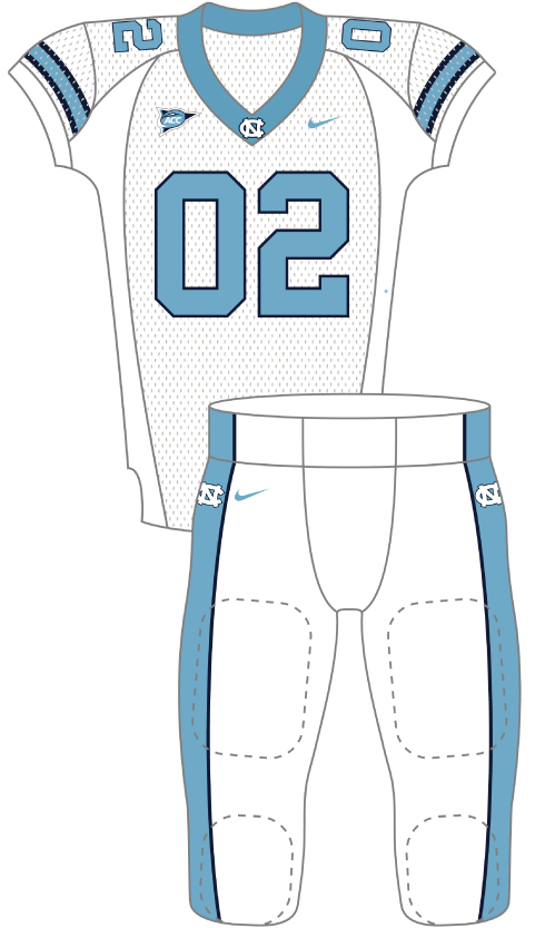 North Carolina 2002 White Uniform