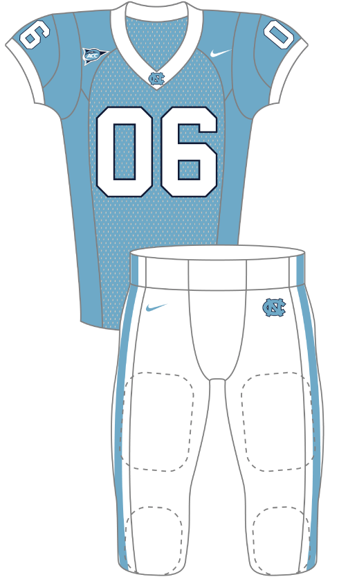North Carolina 2006 Blue Uniform