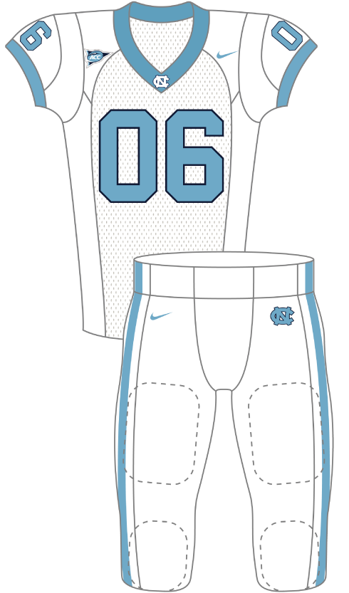 North Carolina 2006 White Uniform