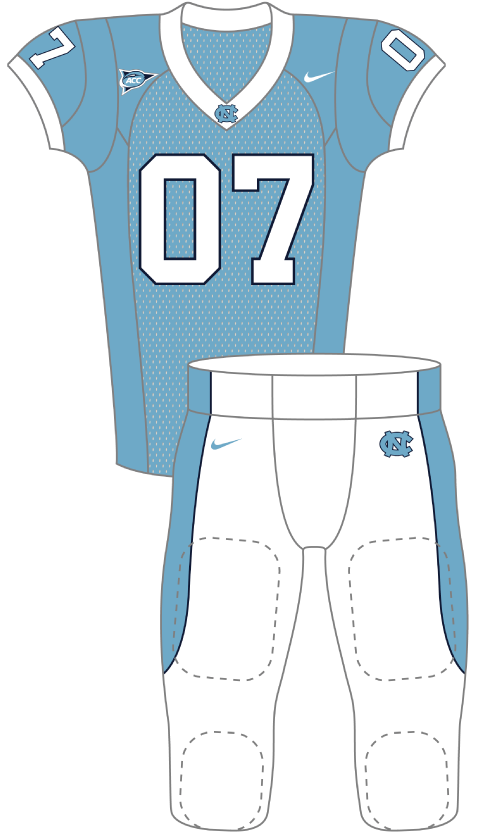 North Carolina 2007 Blue Uniform