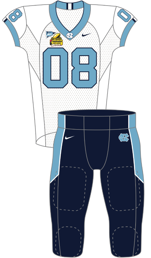 North Carolina 2013 White Uniform