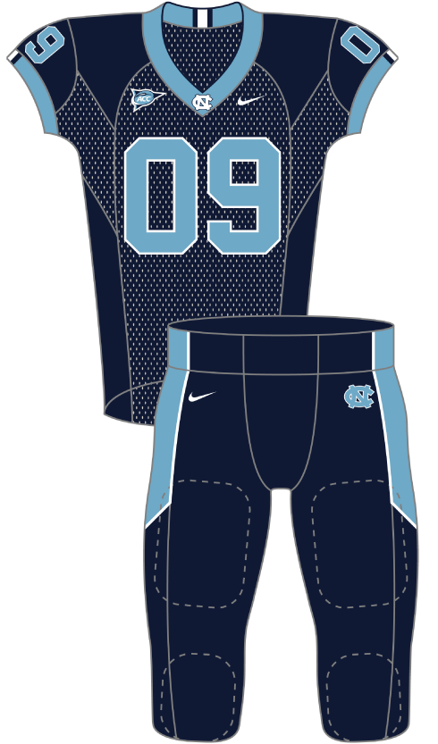 North Carolina 2009 Black Uniform
