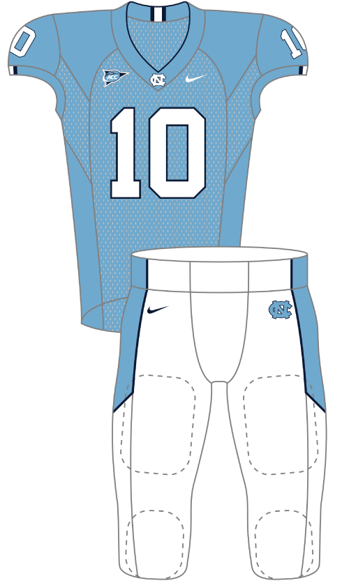 North Carolina 2013 Blue Uniform