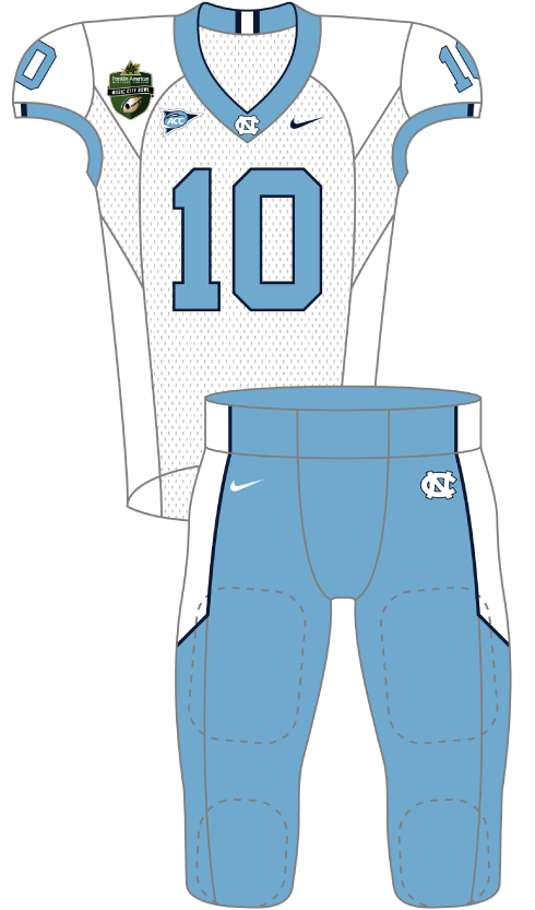 North Carolina 2013 White Uniform