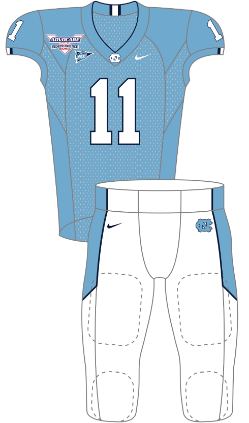 North Carolina 2011 Blue Uniform