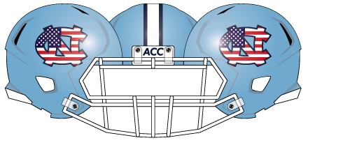 North Carolina 2012 Flag Helmet