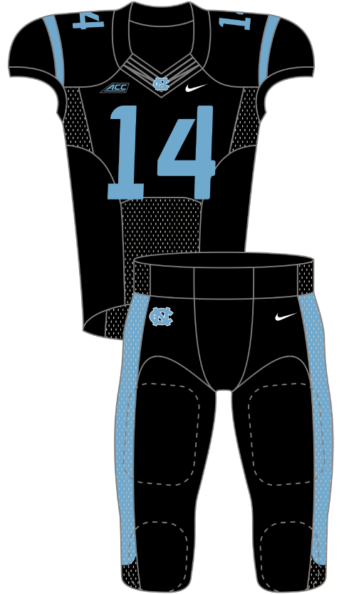 North Carolina 2014 Black Uniform