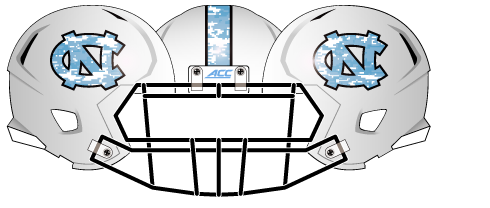 North Carolina 2014 Camo Helmet