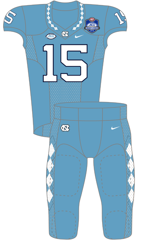 North Carolina 2015 Blue Uniform
