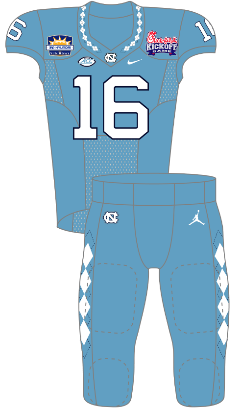 North Carolina 2016 Blue Uniform