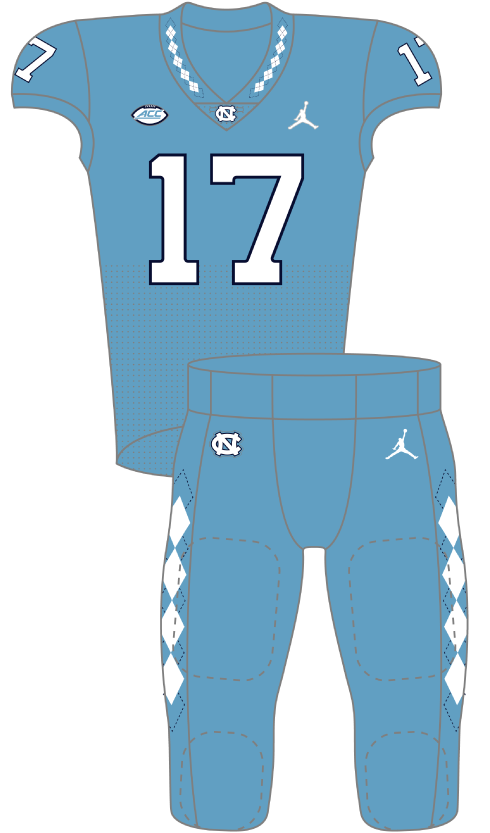 North Carolina 2017 Blue Uniform