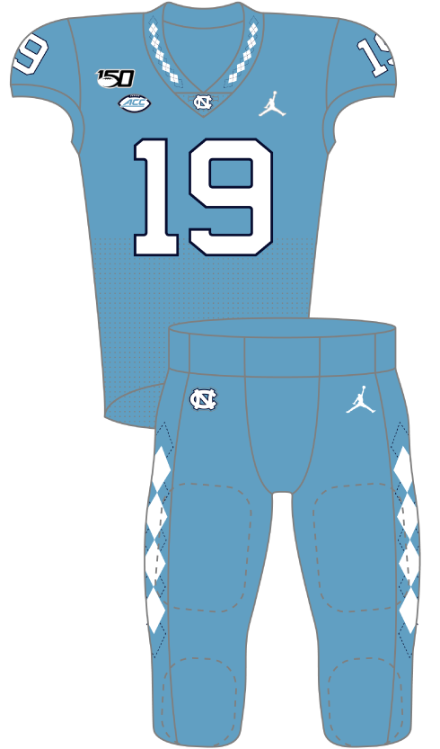 North Carolina 2019 Blue Uniform