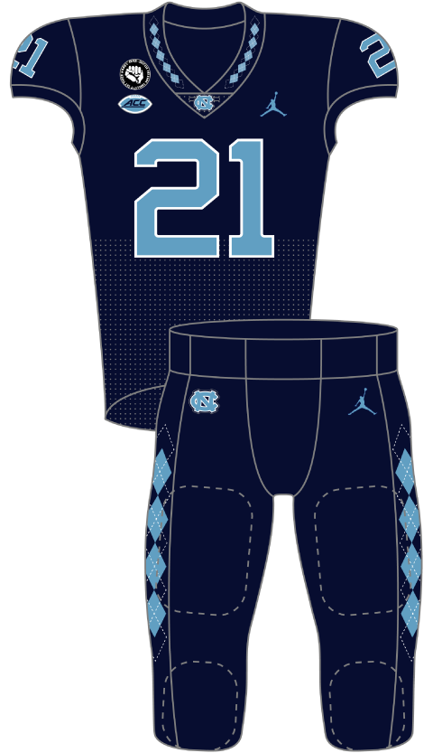 North Carolina 2021 Navy Uniform