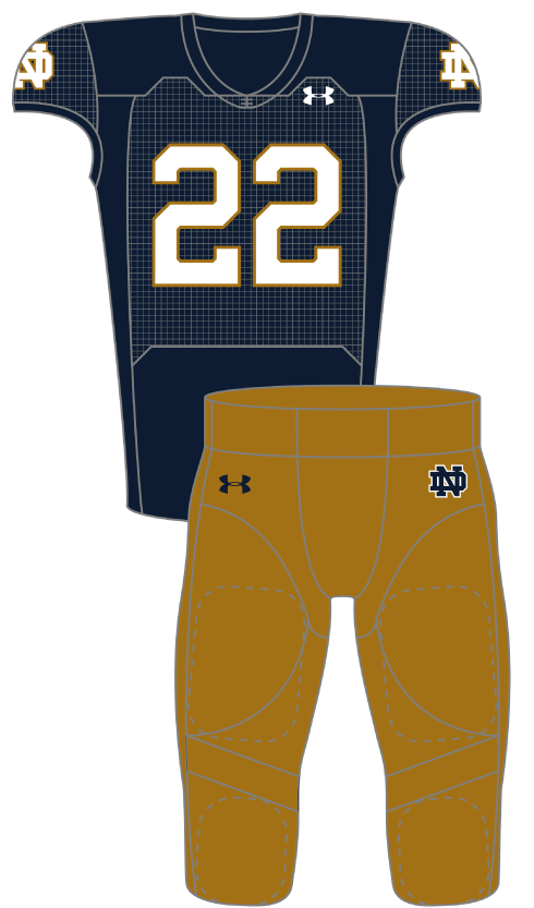 Notre Dame 2022 Blue