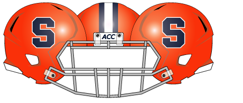 Syracuse 2013 Helmet Orange