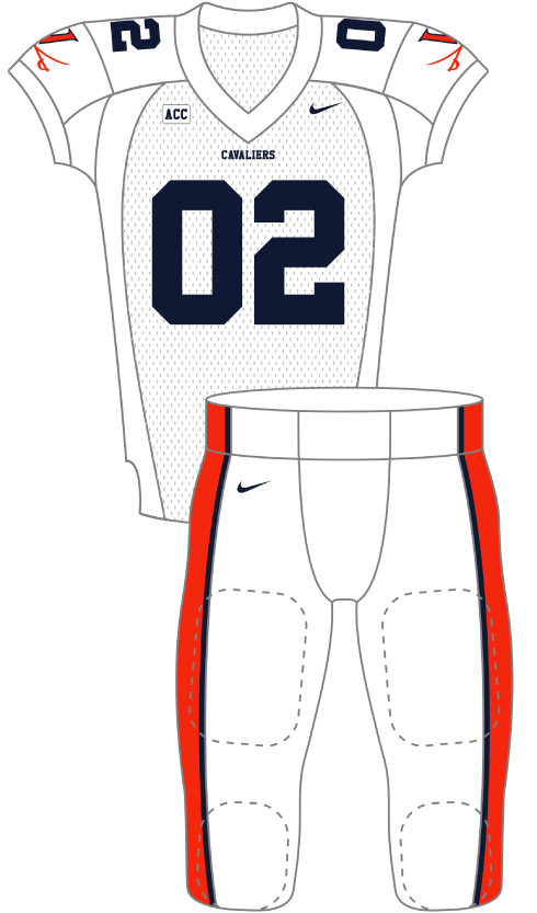 Virginia 2002 White Uniform
