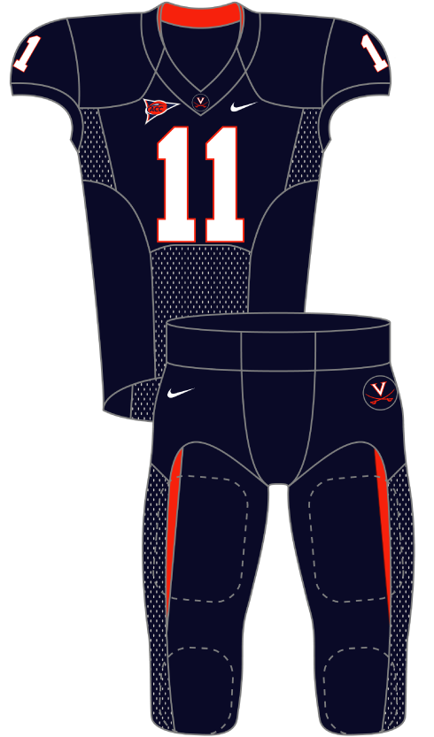 Virginia 2011 Blue Uniform