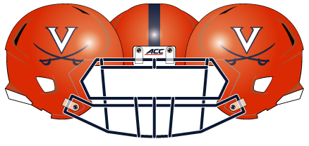 Virginia 2014 Orange Helmet