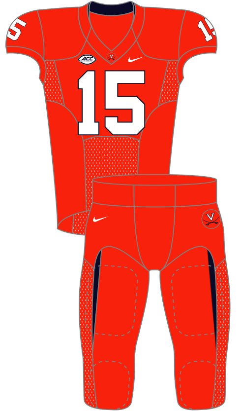 Virginia 2015 Orange Uniform