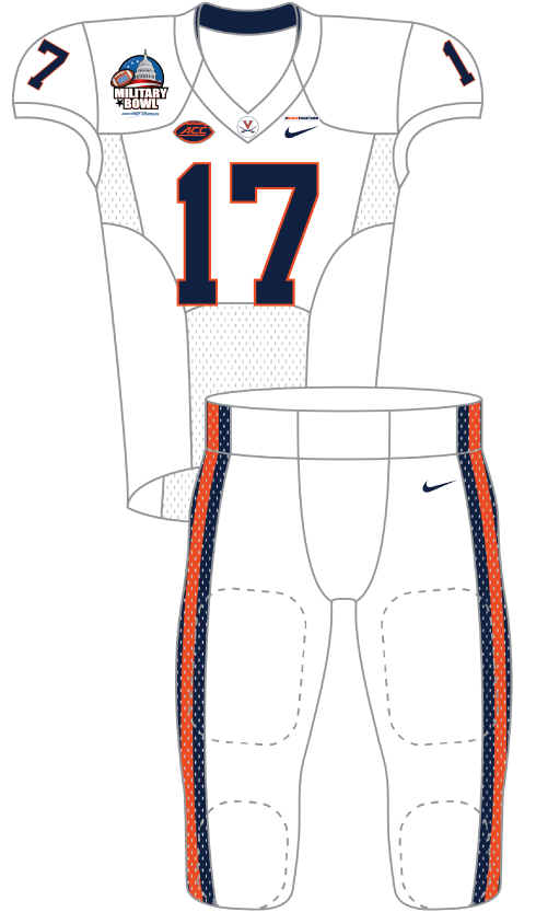 Virginia 2017 White Uniform