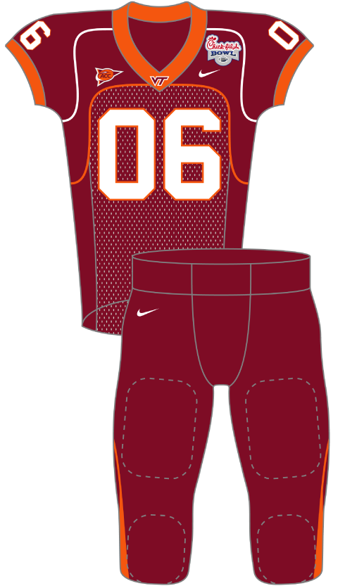 Virginia 2006 Maroon Uniform