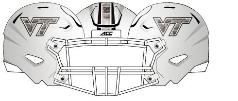 Virginia Tech 2017 Hokie Stone Helmet