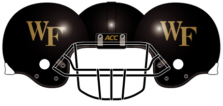 Wake Forest 2005 Black Helmet
