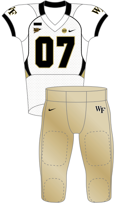 Wake Forest 2007 White Skip