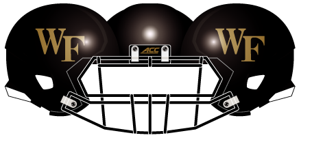 Wake Forest 2014 Black Helmet