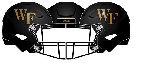 Wake Forest 2015 Black Helmet