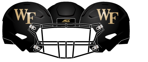 Wake Forest 2019 Black Helmet