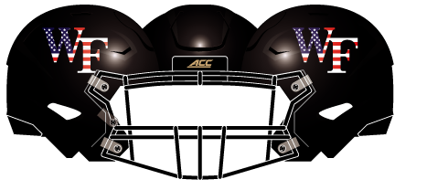 Wake Forest 2021 Flag Helmet