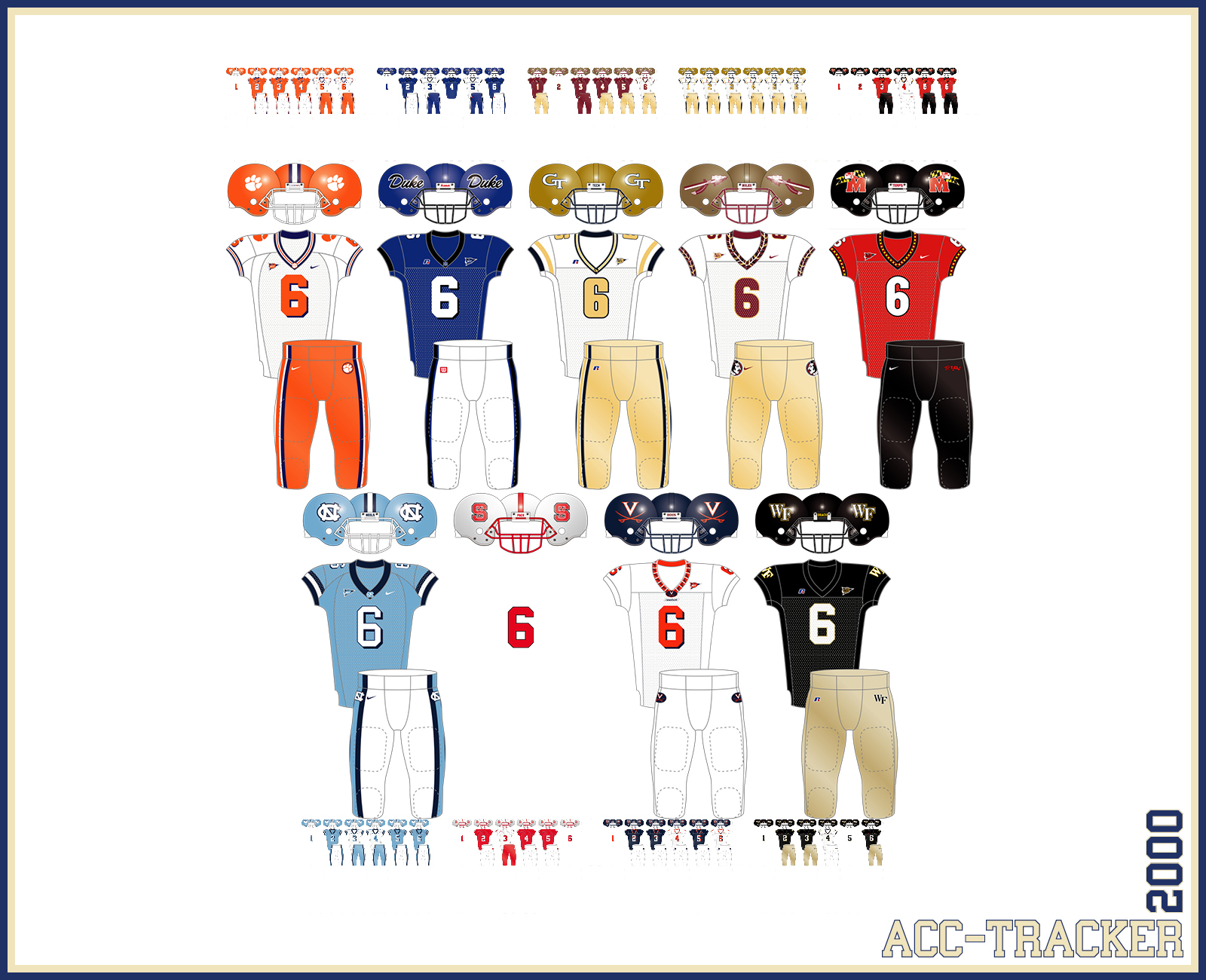 week 6 totals