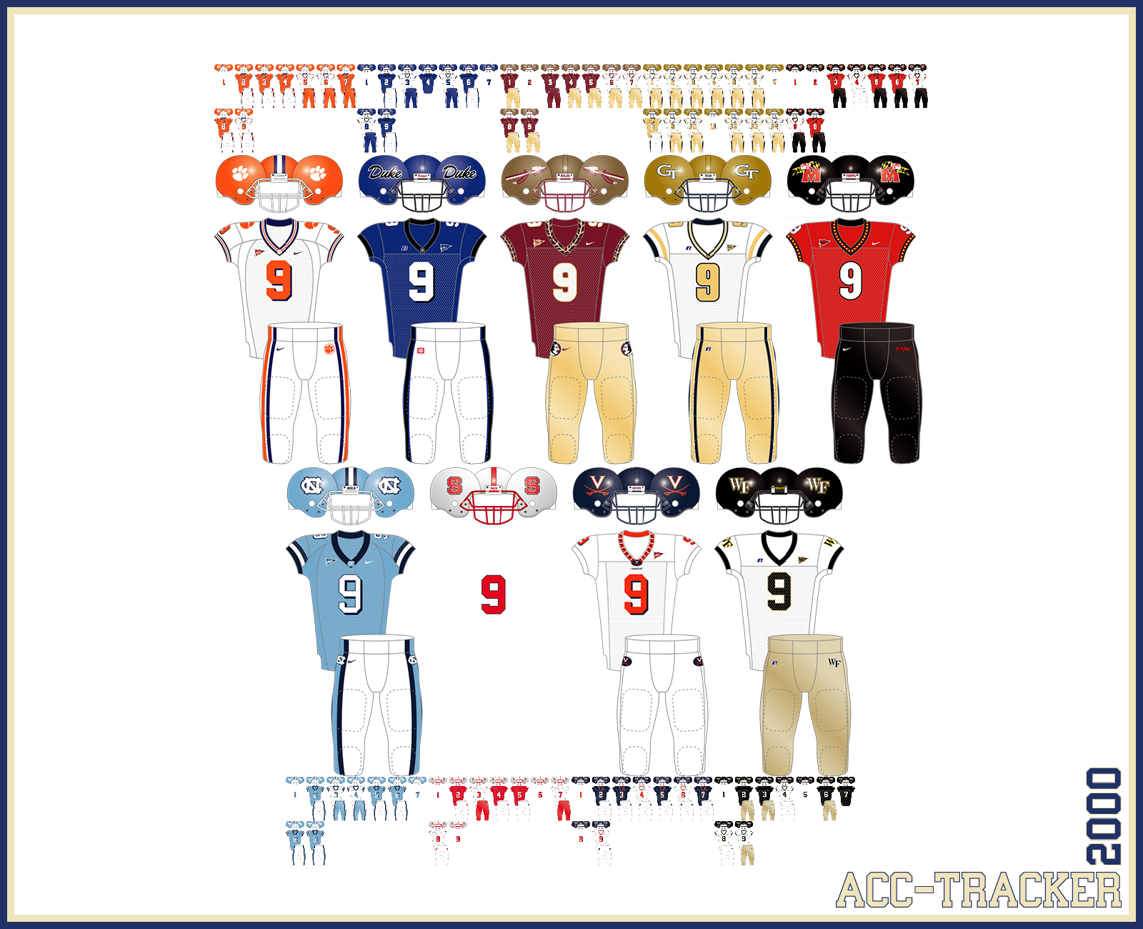 week 9 totals